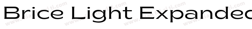 Brice Light Expanded字体转换